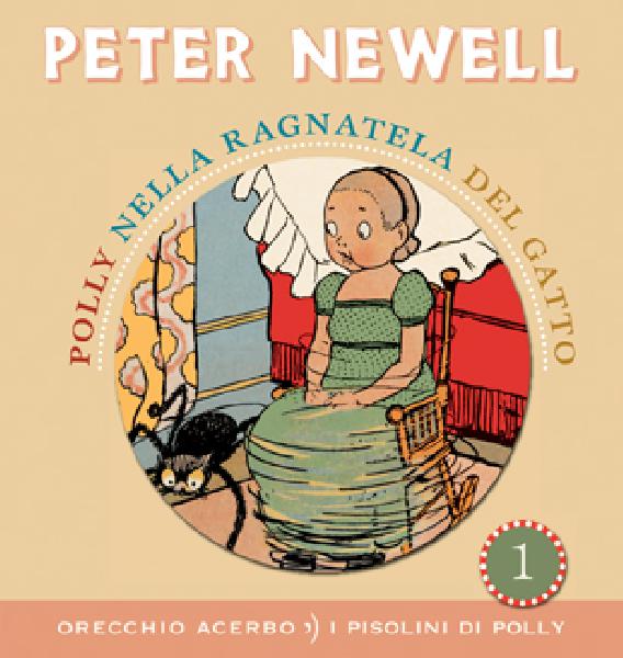 copertina del libro Polly nella ragnatela del gatto di Peter Newell