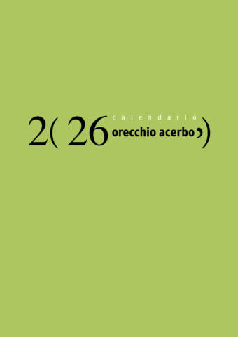 Calendario orecchio acerbo 2026